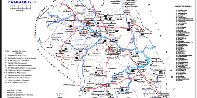kadapa district map